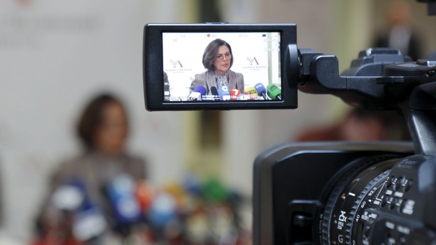 Peñalver, en la rueda de prensa ofrecida hoy