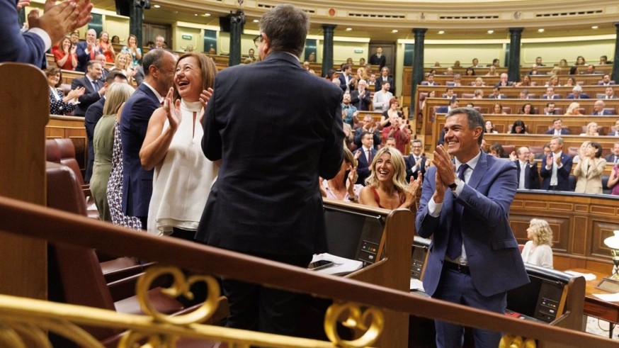 El PSOE se hace con el Congreso a cambio de tres contraprestaciones 