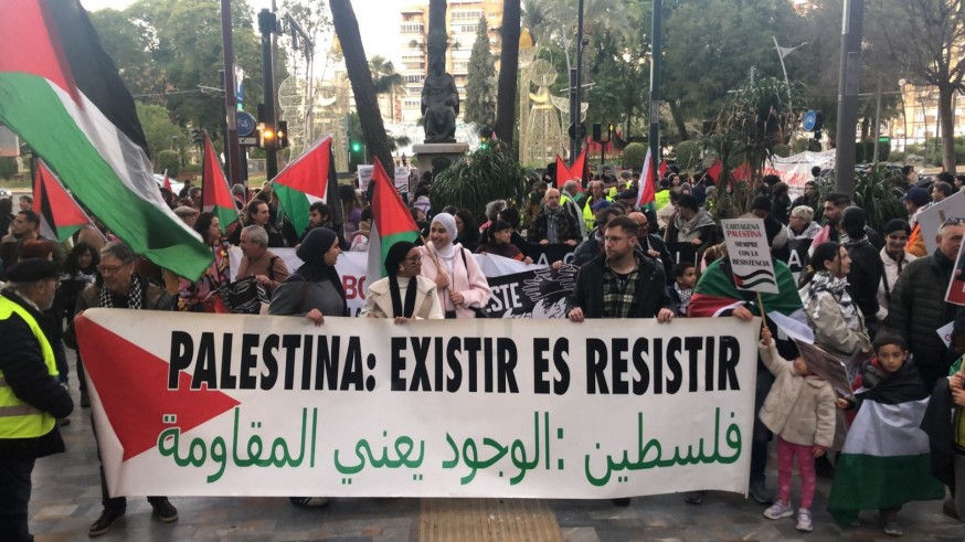 Colectivos pro-palestinos reclaman en Murcia el derecho a "existir" de Palestina