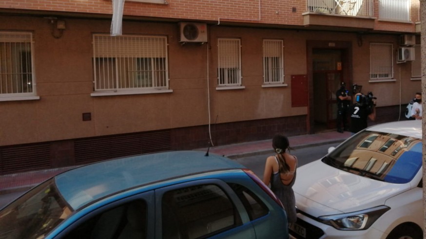 Calle Enrique Tierno Galván ubicada en el barrio de Santo Ángel