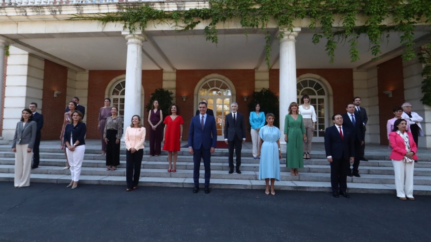 Nuevo gabinete de Pedro Sánchez.