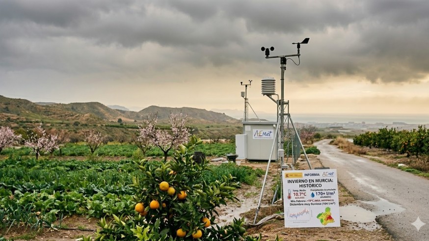 Las temperaturas elevadas y las abundantes lluvias definen el sexto invierno más cálido en 65 años en la Región 