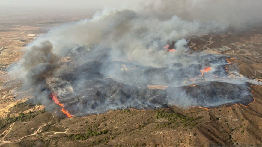 Controlado el incendio forestal de La Pinilla tras arrasar 228 hectáreas