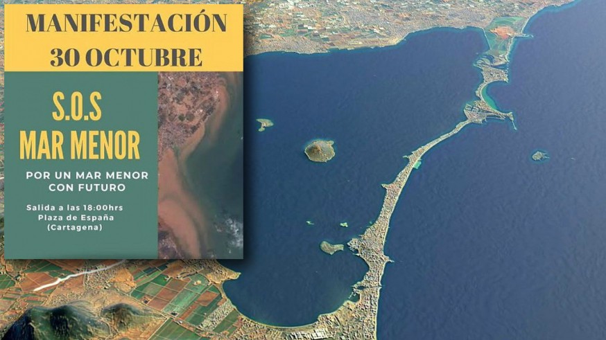 Mar Menor y convocatoria de manifestación en Cartagena