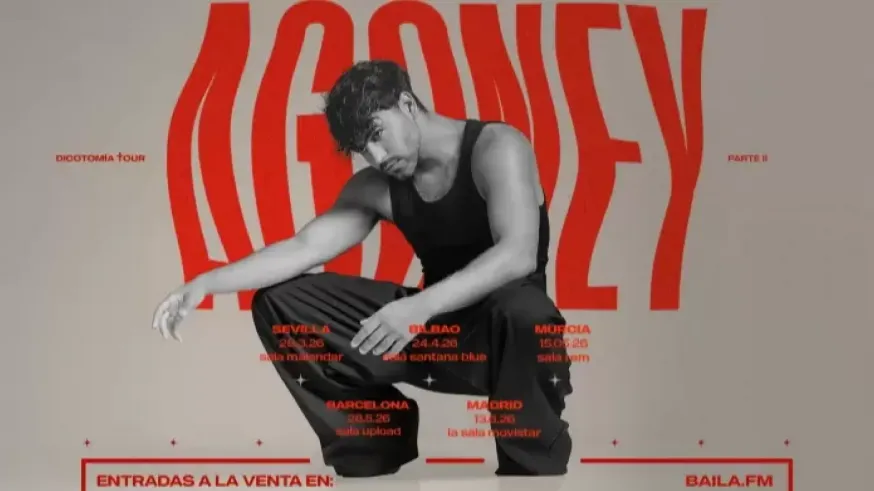 Agoney lleva su «Dicotomía» a Murcia: un viaje de honestidad y pasión por el directo