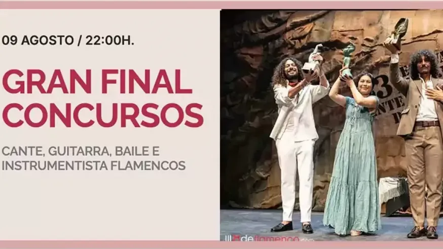 Todo preparado para la final del Festival Internacional del Cante de las Minas