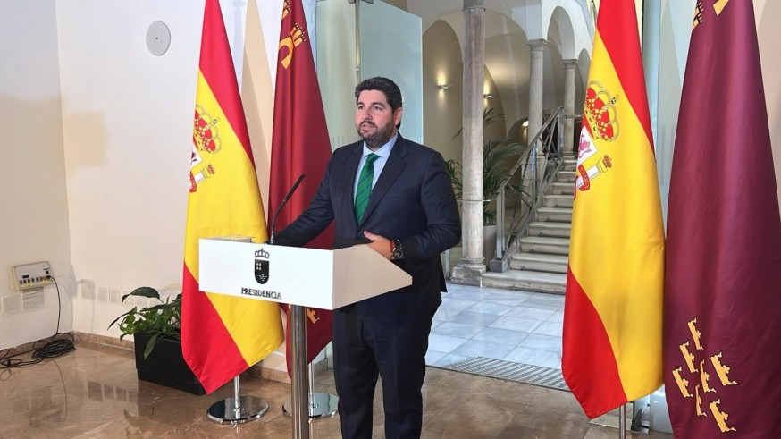 DIRECTO | López Miras informa sobre la situación actual de los recursos hídricos en la Región de Murcia