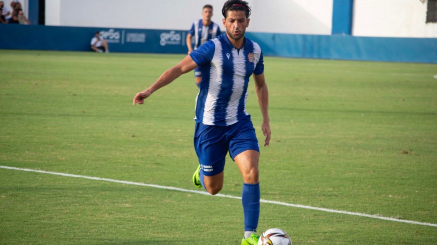 Iñigo Barrenetxea, en un partido de esta pretemporada