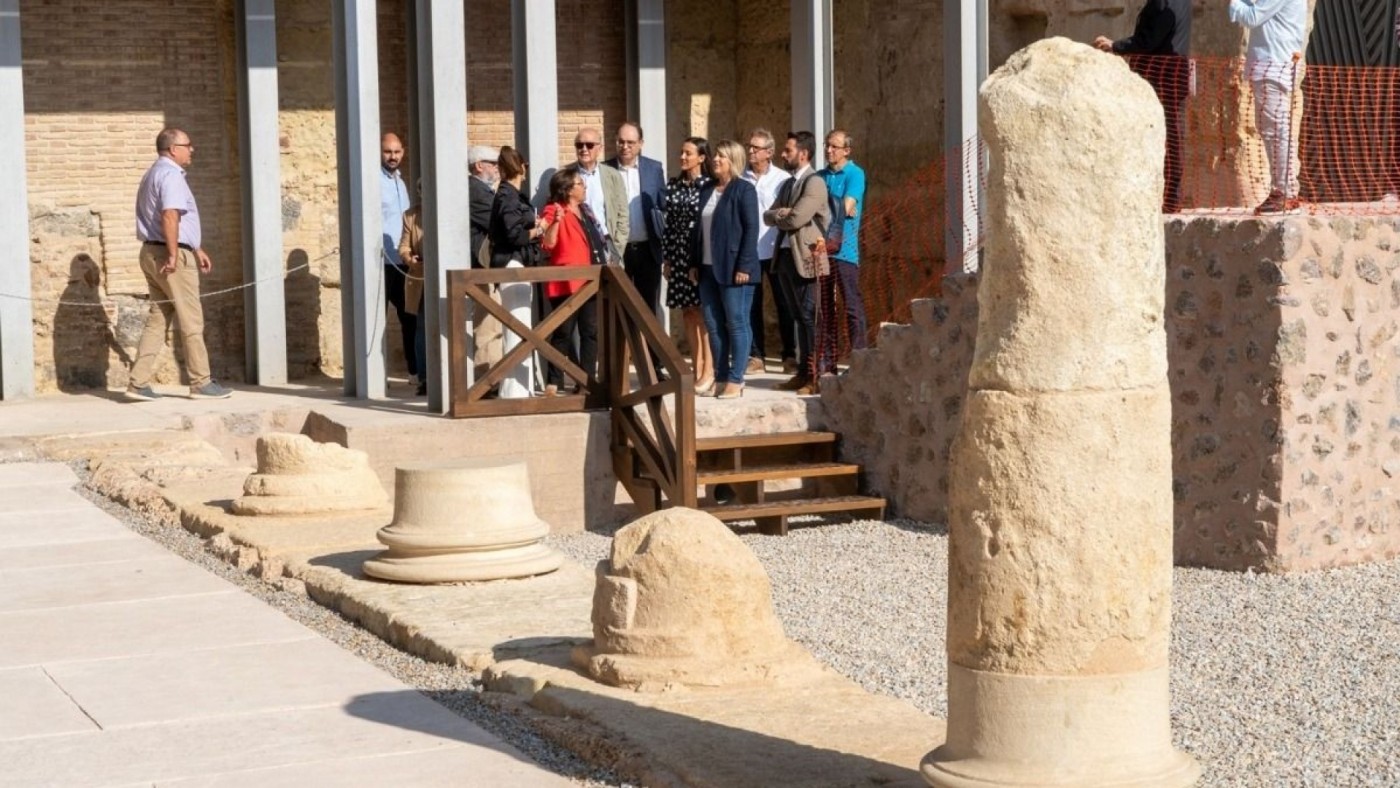 El Ayuntamiento de Cartagena avanza en la recuperación del pórtico del Teatro Romano
