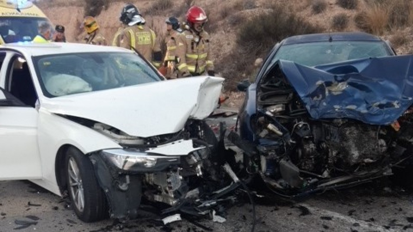 Cuatro heridos en un accidente de tráfico en Molina de Segura