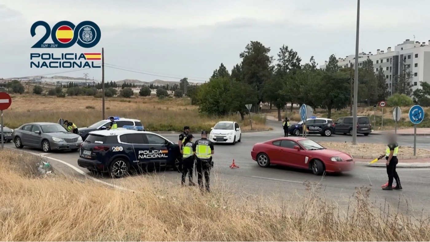 Cinco detenidos en Alcantarilla en un dispositivo policial