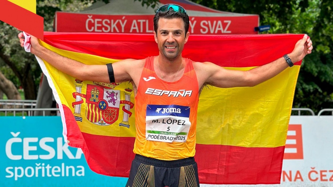 Miguel Ángel López, bronce europeo en una carrera de récord