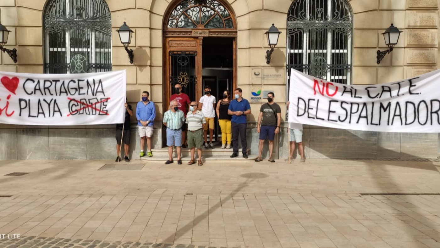 Colectivos vecinales contra la ubicación del CATE en El Espalmador de Cartagena