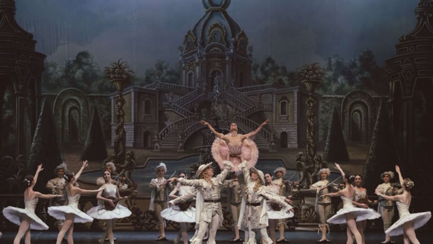 El Ballet de San Petersburgo durante una de sus actuaciones