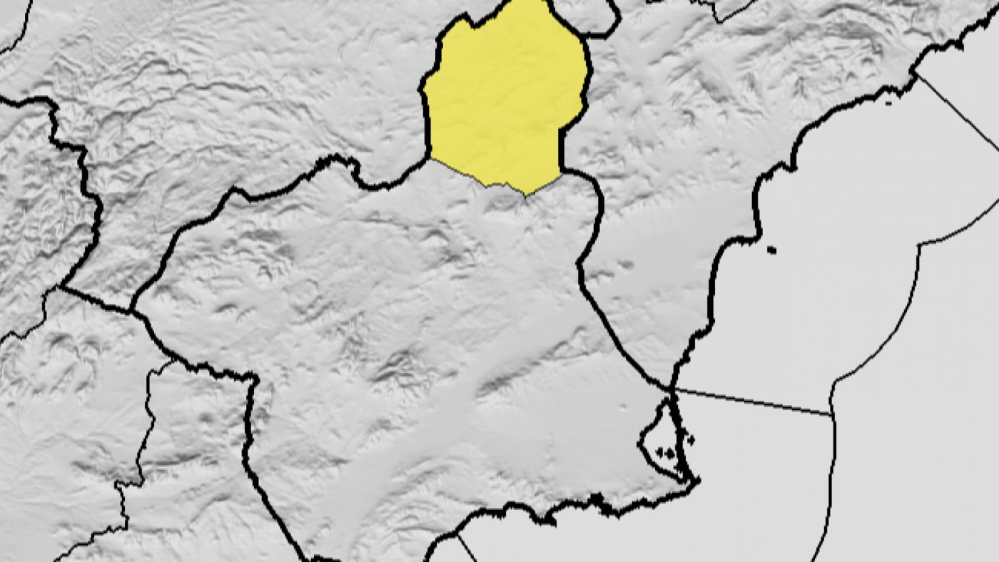 Aviso amarillo por lluvias y tormentas este viernes en el Altiplano