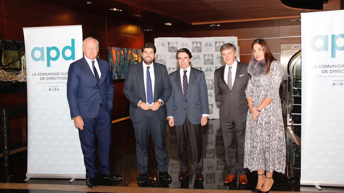 Aznar en las jornadas celebradas en Murcia