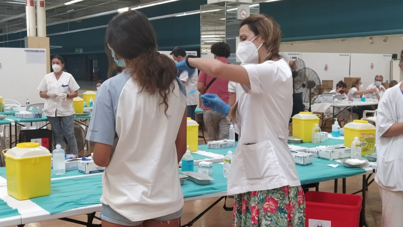 La vacunación de los jóvenes de 12-19 ha comenzado también en Cartagena