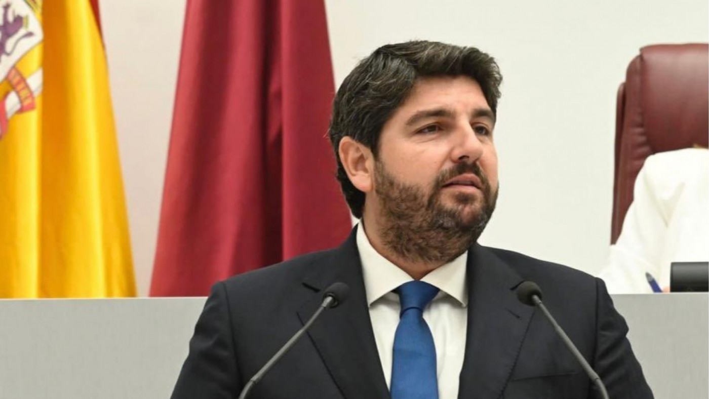 López Miras: "Investir a un presidente no es dar un cheque en blanco"