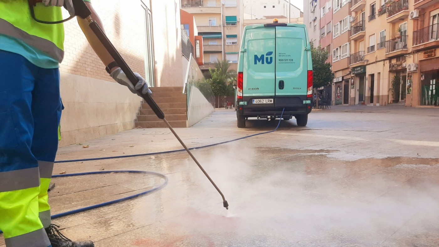 No Más Ruido reclama vehículos de limpieza 100% eléctricos en Murcia