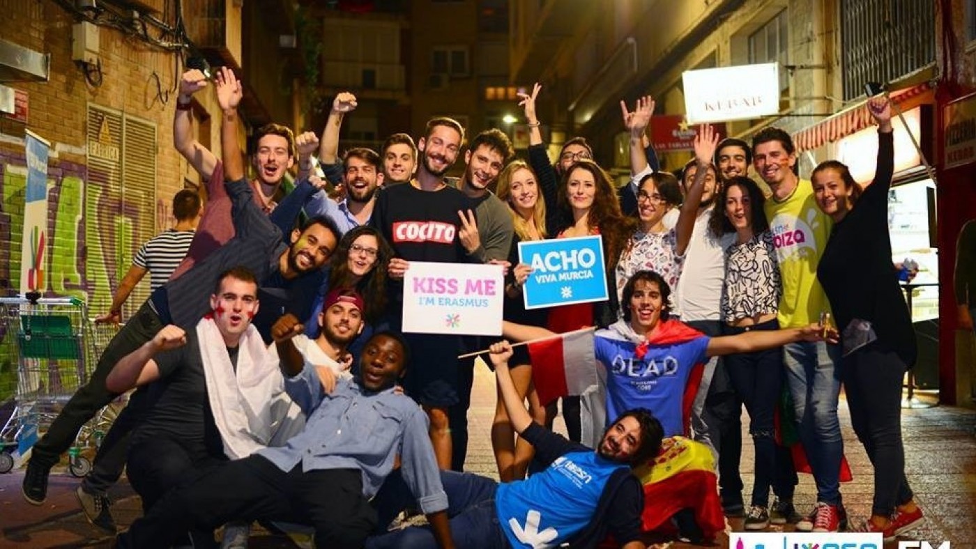 Murcia, entre los destinos favoritos de los ERASMUS europeos