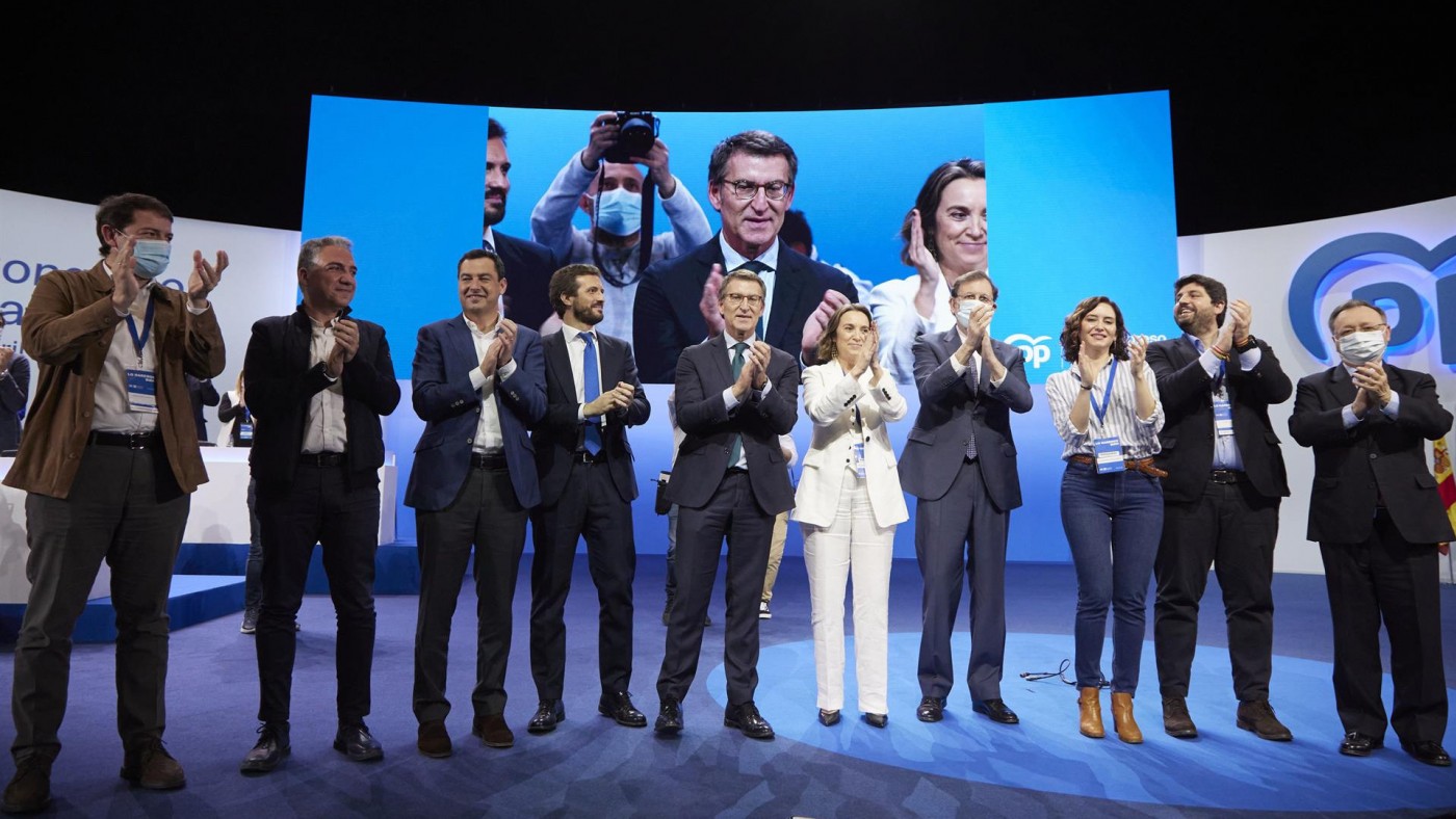 Feijóo reivindica al PP como el partido de la "España de todos" frente a Sánchez y Vox