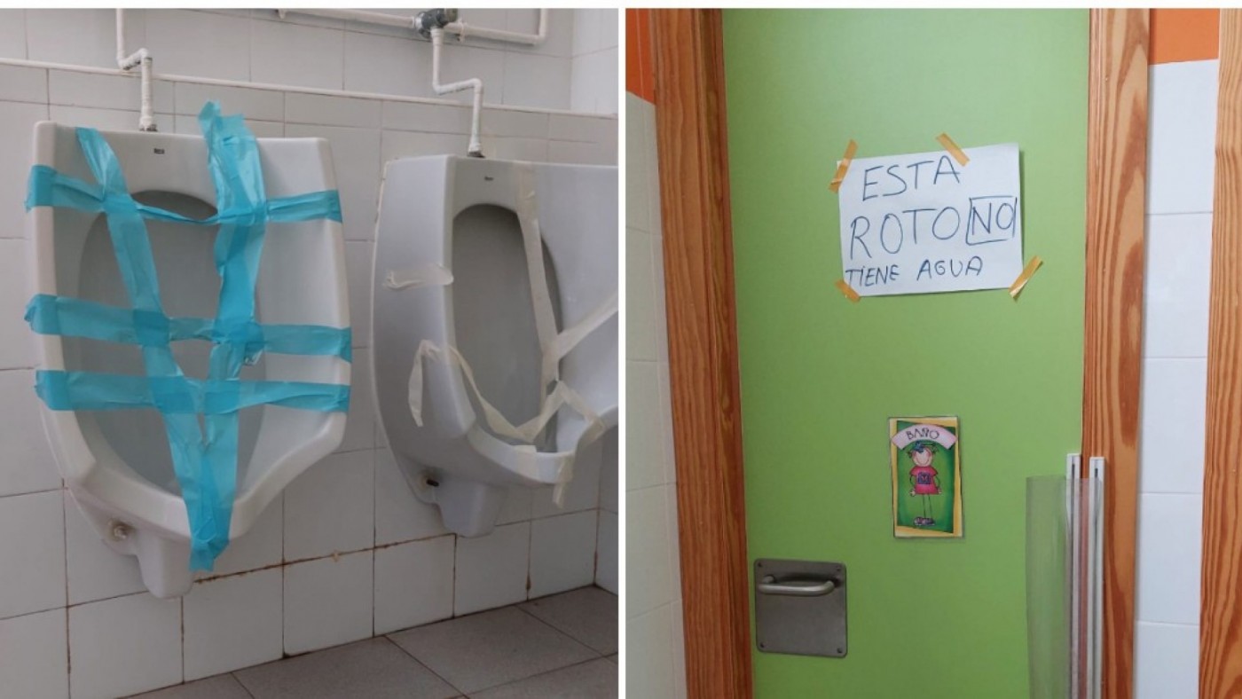 Padres y madres denuncian el abandono del colegio Mariano Aroca en Murcia