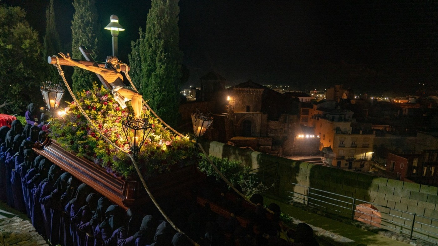 La primera procesión de la Semana Santa de España recorre Cartagena