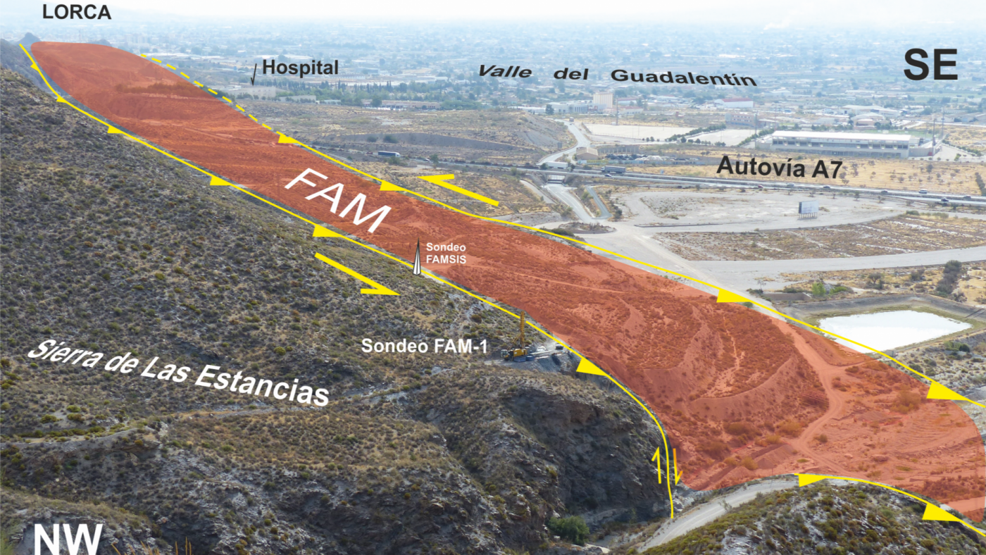 La falla de Alhama podría causar un terremoto similar al de Lorca cada 100 años