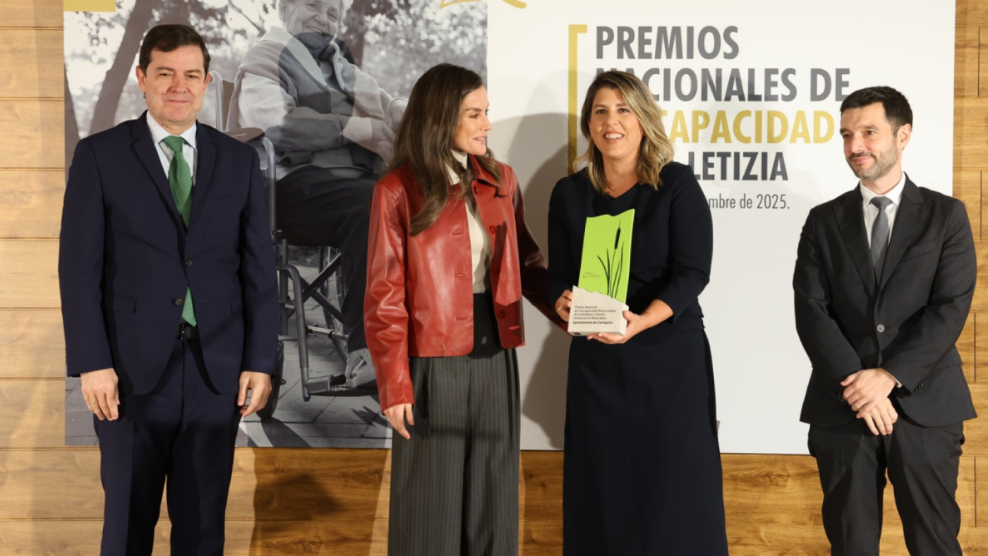 Cartagena recibe el Premio Nacional de Discapacidad Reina Letizia