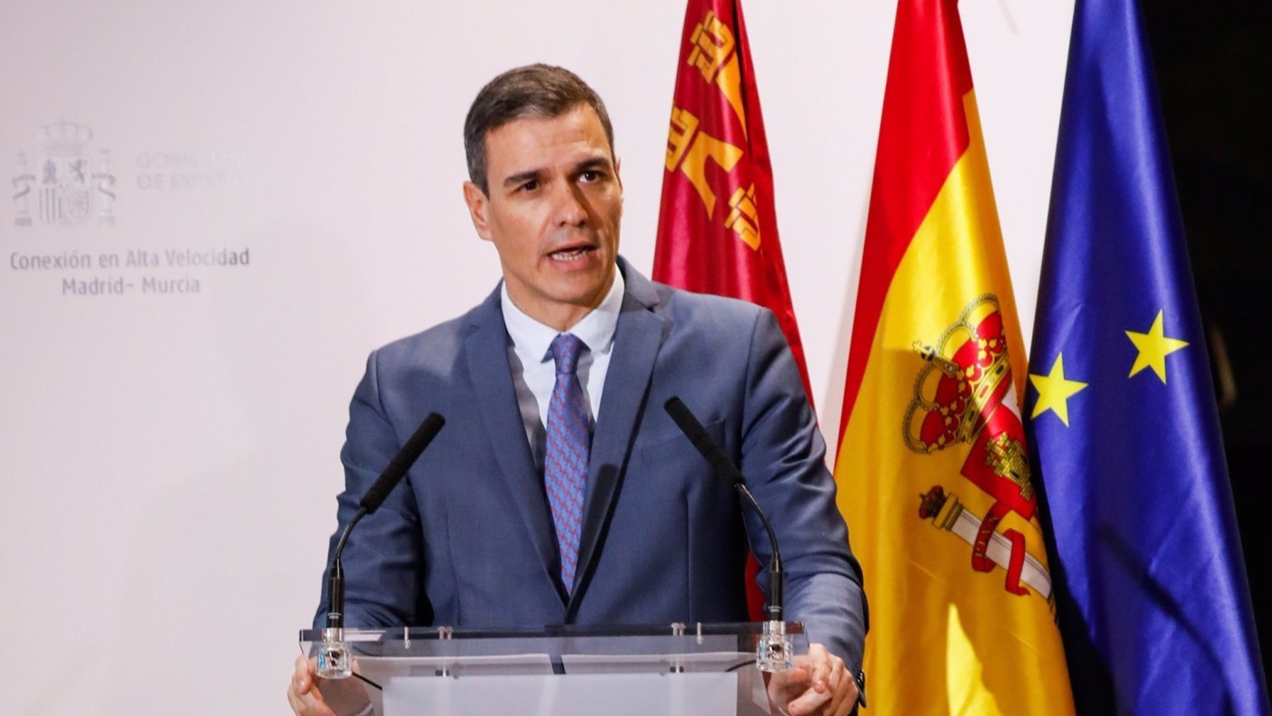 Sánchez en la apertura de la línea AVE Madrid-Murcia: "Ponemos fin a un aislamiento ferroviario injustamente prolongado"