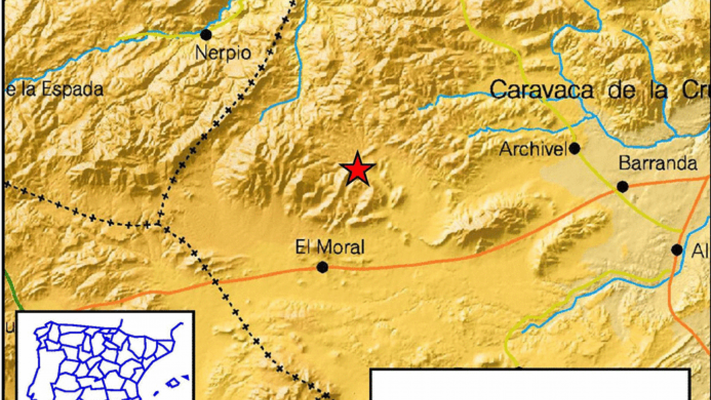 Terremoto de 4 grados en Caravaca de la Cruz