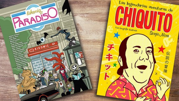 Portadas de los cómics 'Librería Paradiso' y 'Las legendarias aventuras de Chiquito'