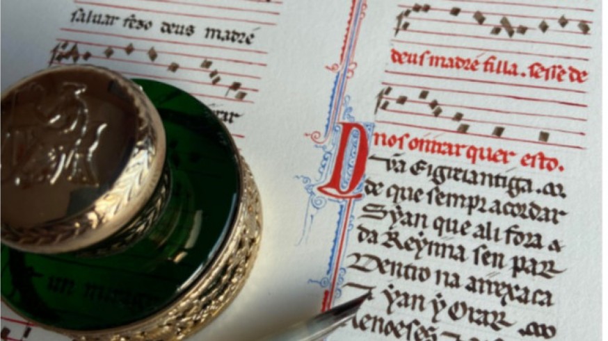 EL MIRADOR. Octavo centenario de Alfonso X el Sabio: caligrafía medieval