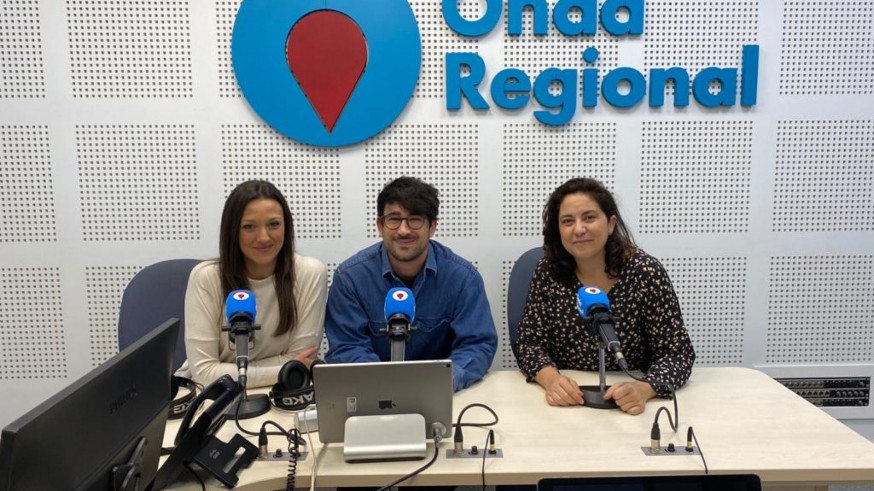 Carmen María Conesa, Emilio Macanás y Marta Ferrero en Onda Regional