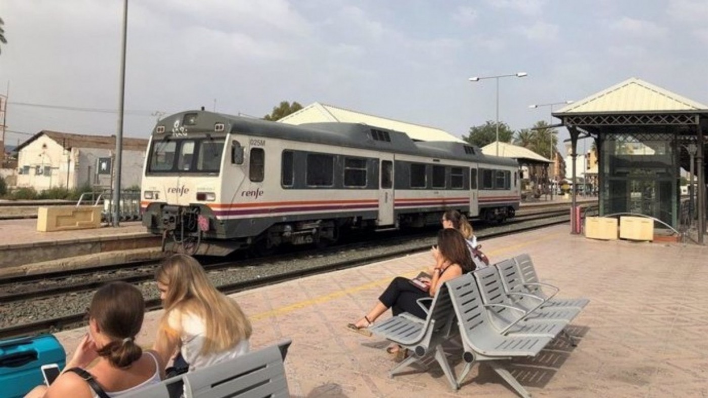 Plan alternativo de Renfe entre Valencia y Murcia por obras