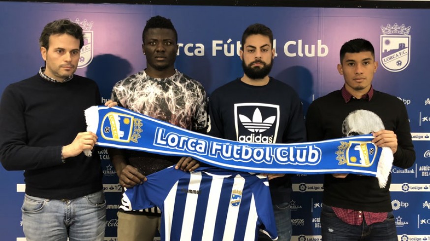 Los nuevos fichajes del Lorca FC (foto: Lorca FC)