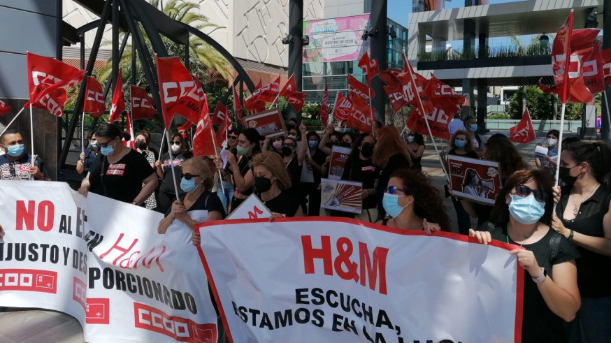 Los trabajadores de H&M en la Región han secundado la huelga