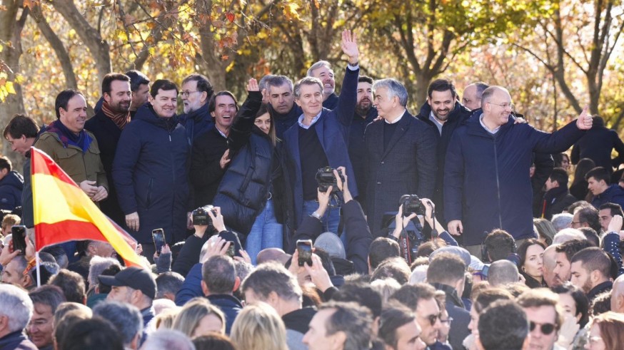 Feijóo: "El sanchismo está en la cárcel y tiene que salir del Gobierno"