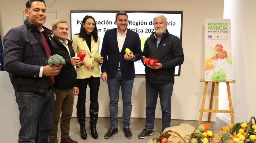 La Región participará en Fruit Logística de Berlín con el eslogan 'Lo que el agua nos da'