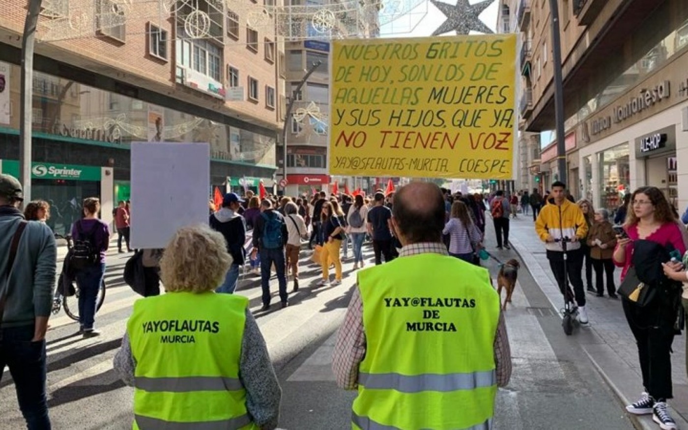 GALERÍA/ Manifestación en Murcia del 25 de noviembre