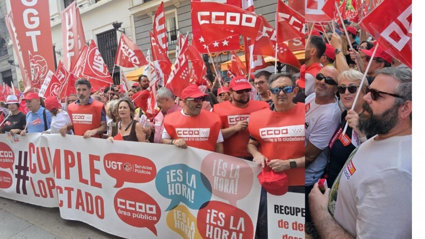 Los empleados públicos reclaman al Gobierno que cumpla los acuerdos