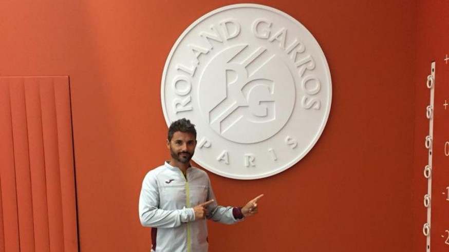 Queco Ros en Roland Garros. FOTO: Queco Ros.