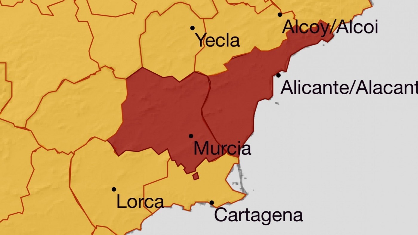 La Vega del Segura afronta otra jornada abrasadora: la Aemet prevé 44 ºC