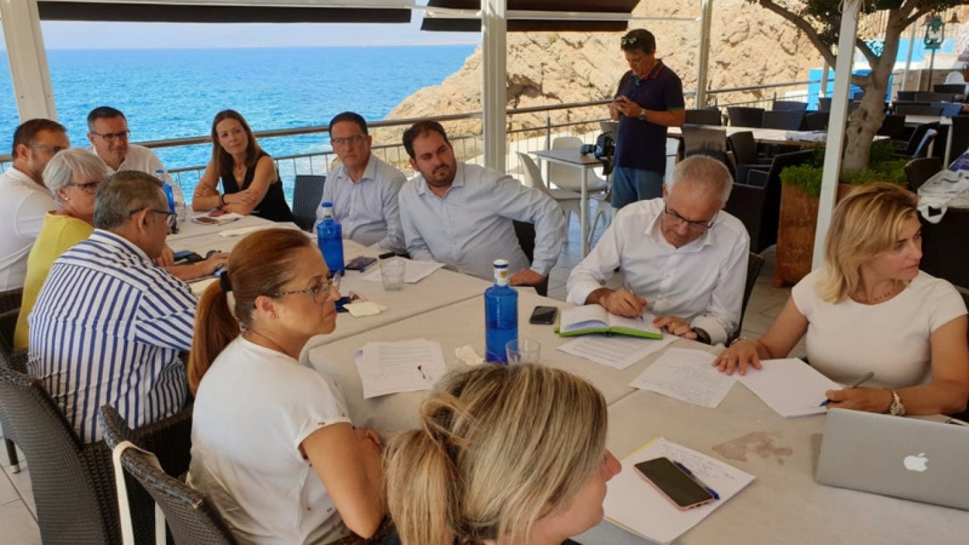 Reunión de ediles de localidades del litoral en Mazarrón