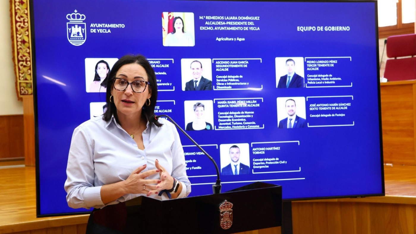 Remodelación del Gobierno municipal de Yecla tras la salida de Vox