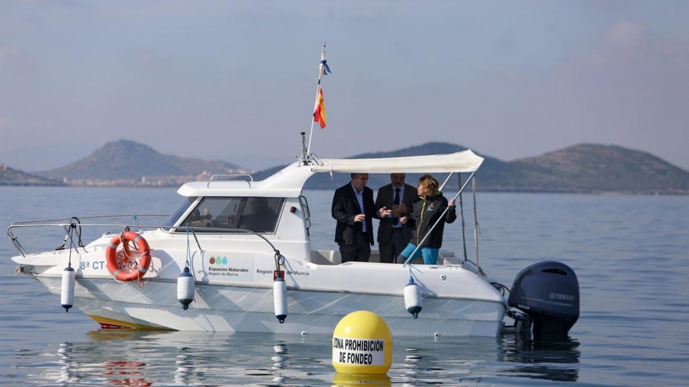 Marcha atrás a la prohibición del fondeo en el Mar Menor 