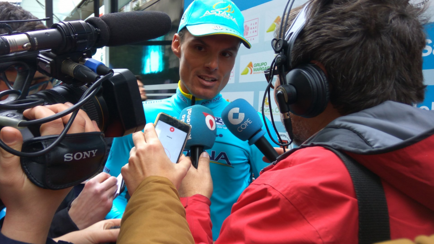 Luis León Sánchez:" Hoy es el día del ciclismo murciano, estoy muy contento de ganar la Vuelta a Murcia" 