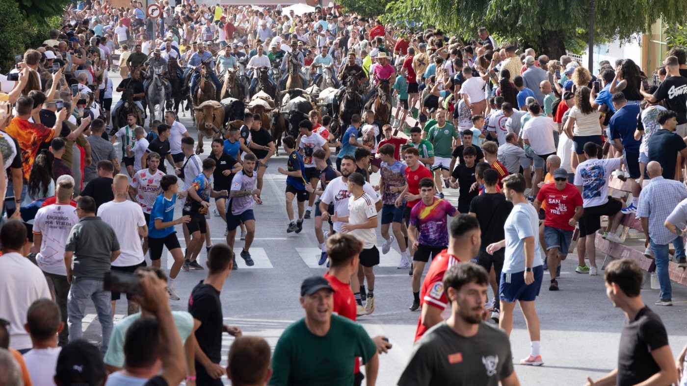 Primer encierro de Moratalla con grandes carreras a lo largo del recorrido