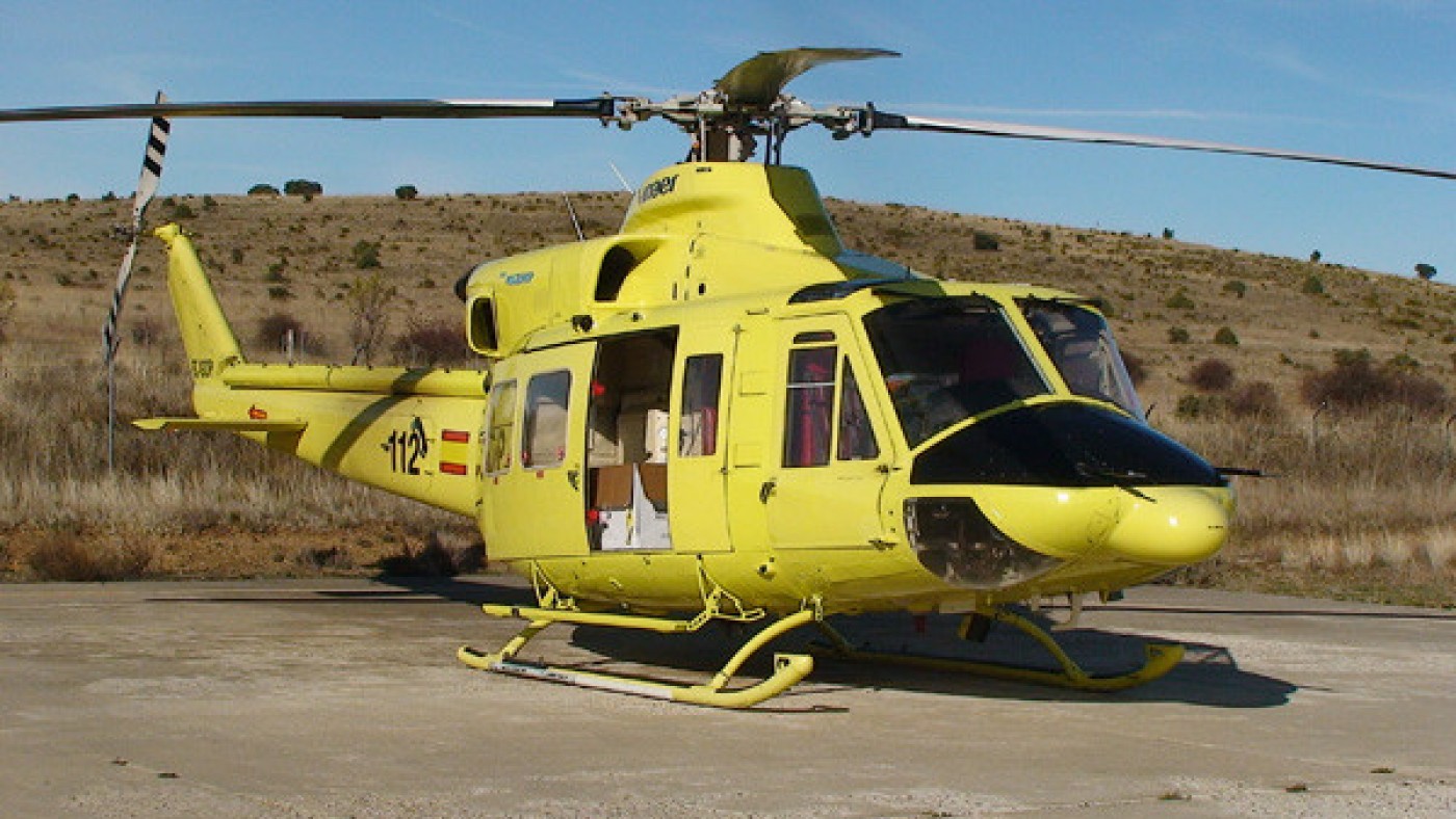 Helicóptero medicalizado.