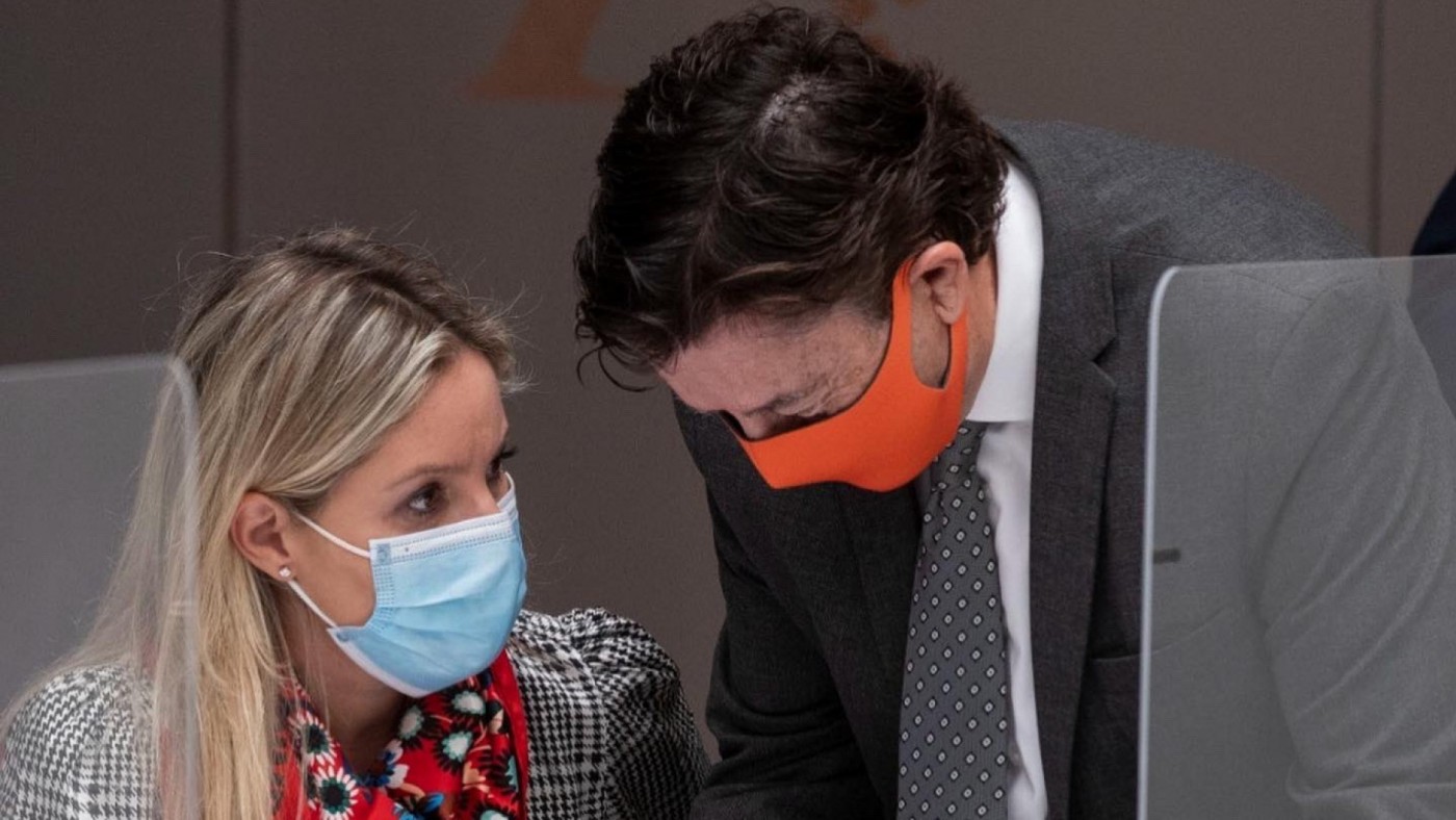 La diputada Ana Martínez Vidal y Juan José Molina